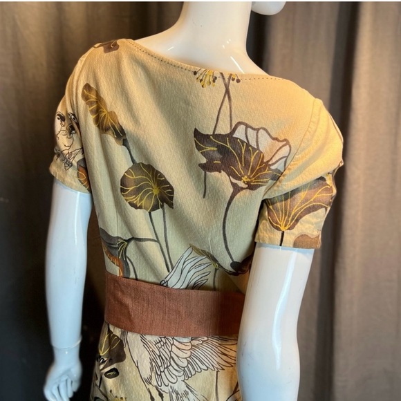 Floreat Anthropologie Snowy Egret Dress size 6 - Picture 5 of 15